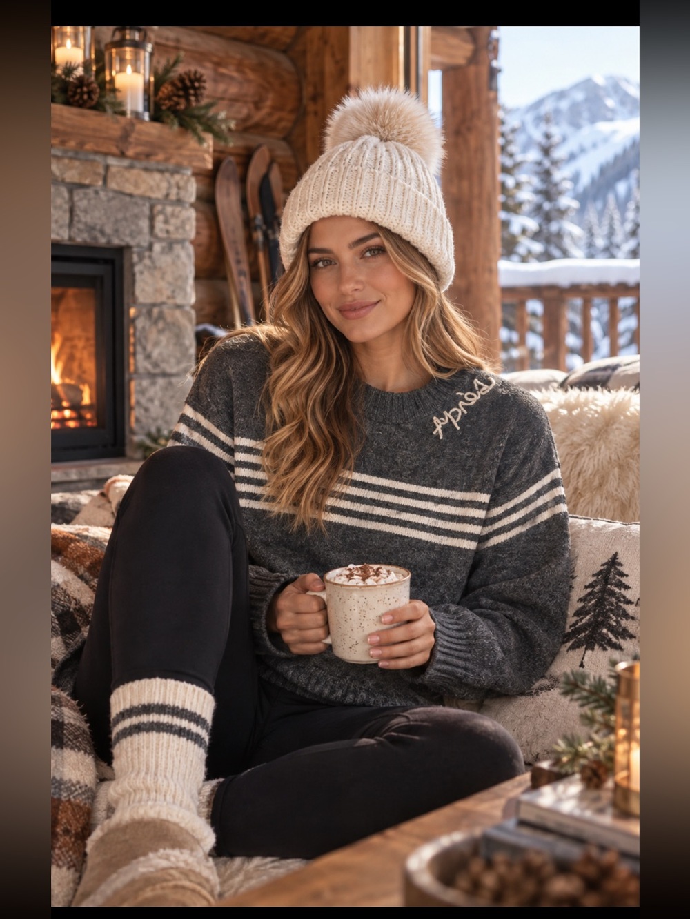 BNWT SMASH + TESS, the Apres embroidered wool sweater!